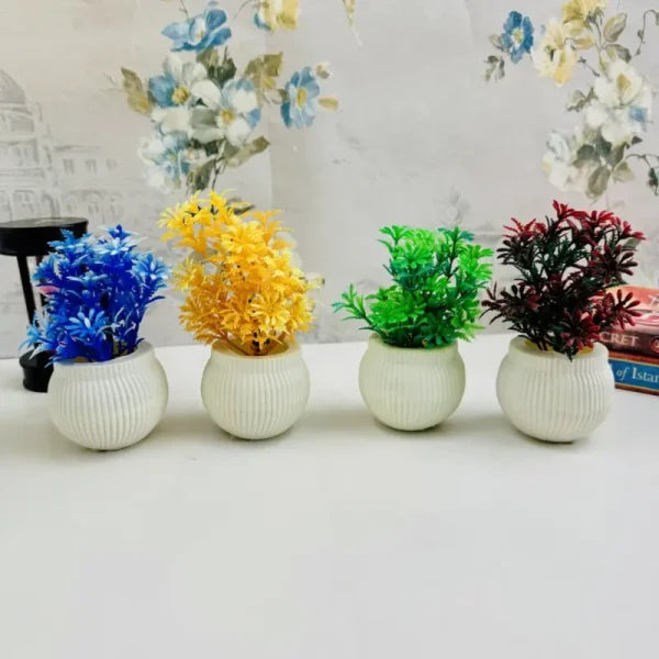 Pack Of 4 Mini Planters For Home Decor