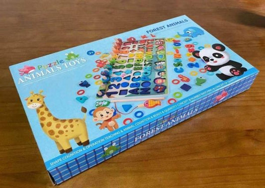 6 In1 Wooden Educational Puzzle For Kids
