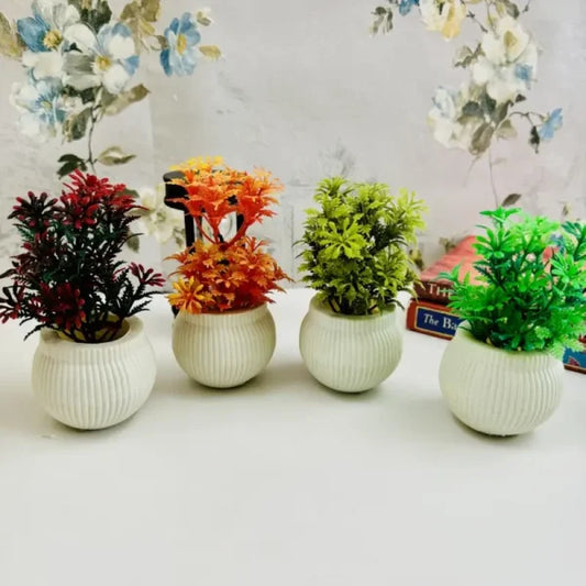 Pack Of 4 Mini Planters For Home Decor