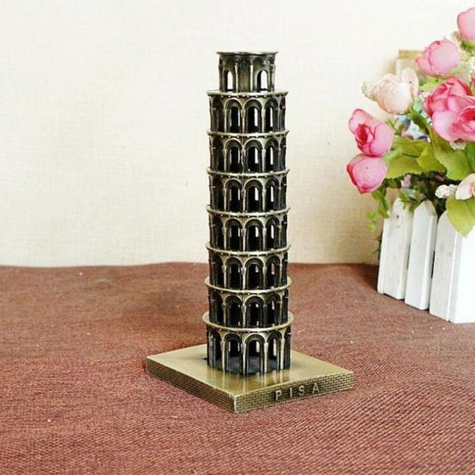 Pissa Tower Metal Model For Home & Office Decoration